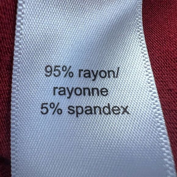 Maurices Summer Sleeveless Burgundy Red Swing Dress Size M - Picture 7 of 11